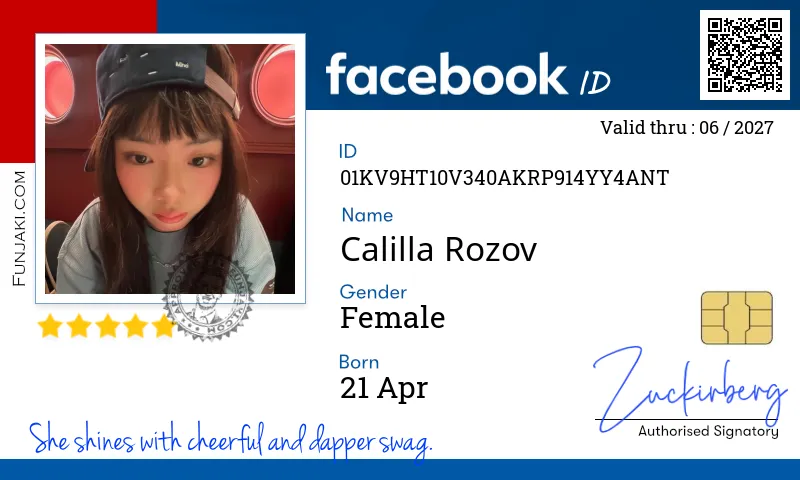 Facebook ID Card