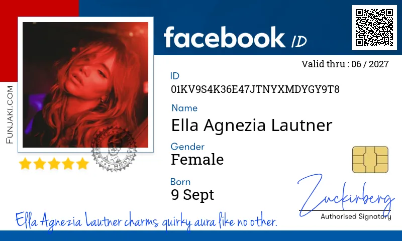 Facebook ID Card