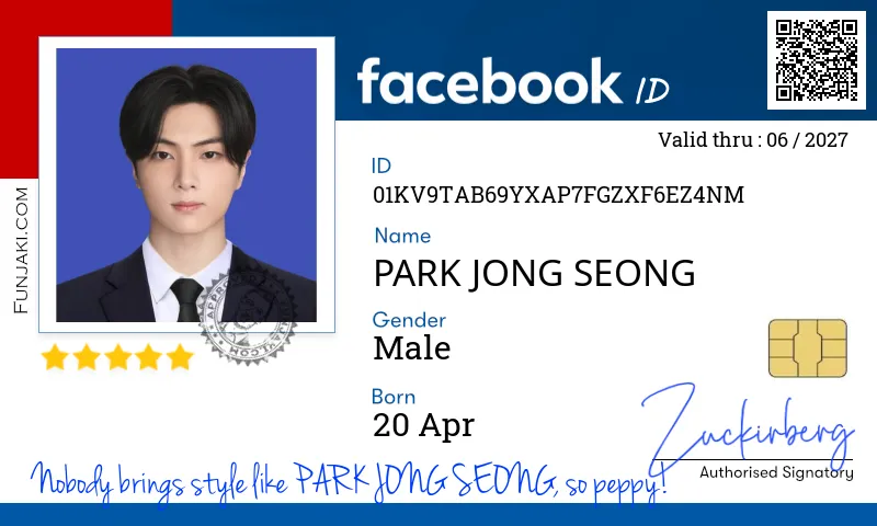 Facebook ID Card