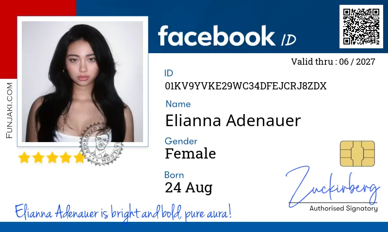 Facebook ID Card