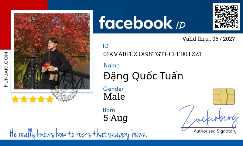 Facebook ID Card