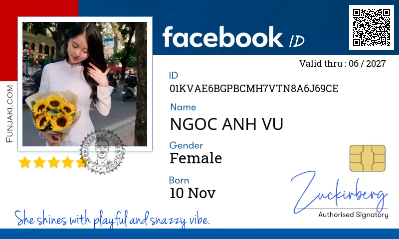 Facebook ID Card