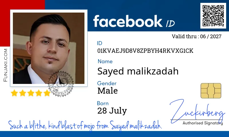 Facebook ID Card