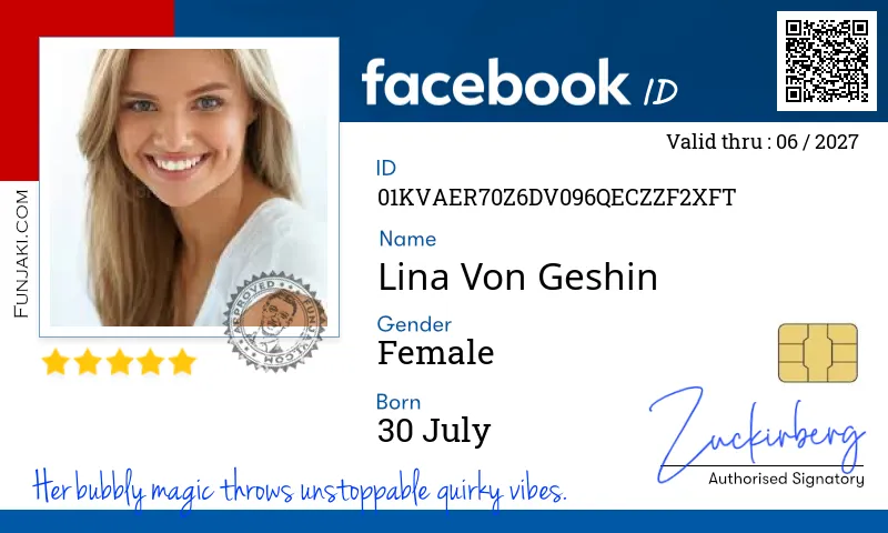 Facebook ID Card