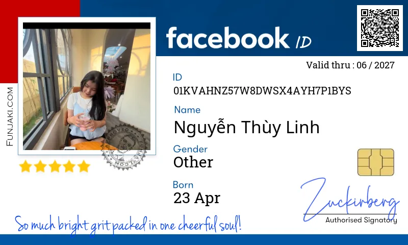 Facebook ID Card