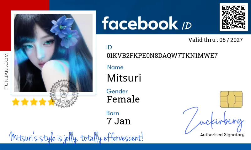Facebook ID Card
