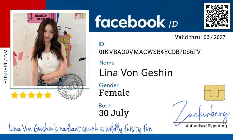 Facebook ID Card