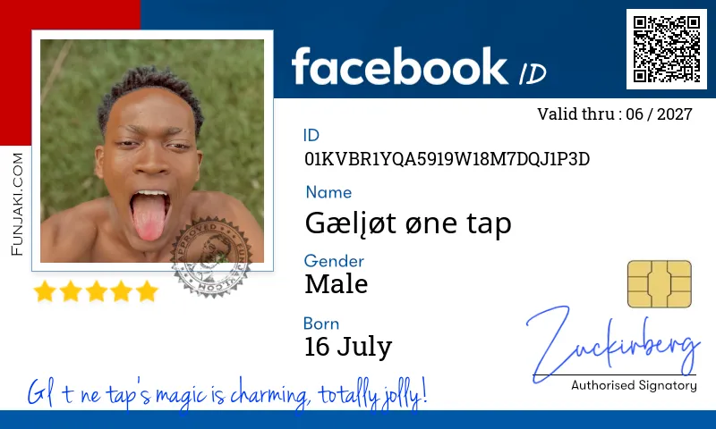 Facebook ID Card