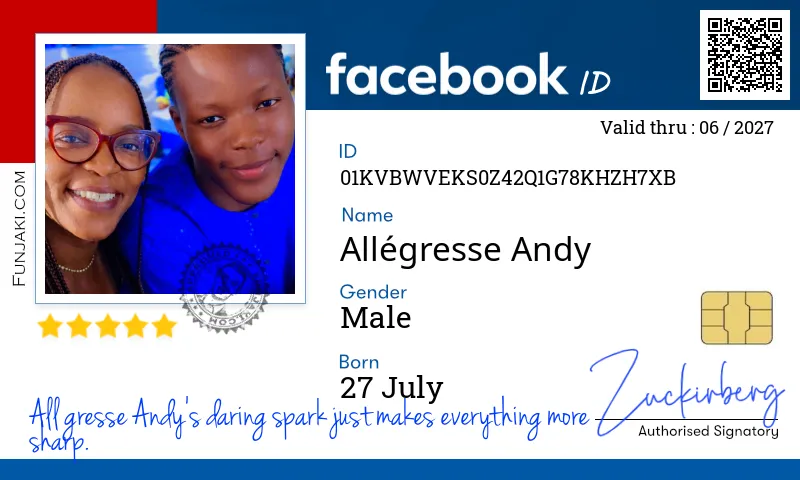 Facebook ID Card