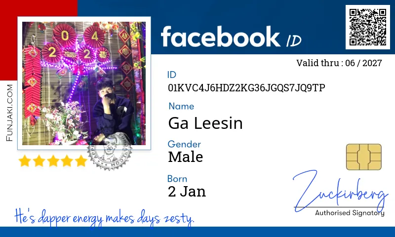 Facebook ID Card