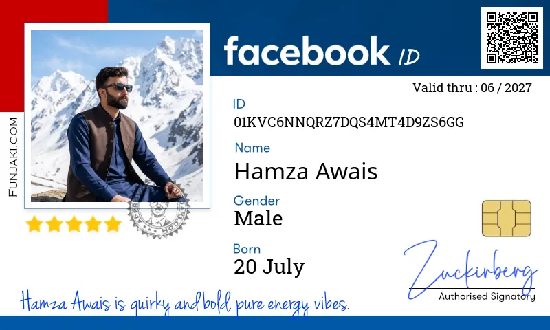 Facebook ID Card