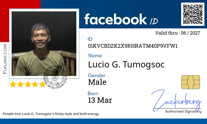 Facebook ID Card