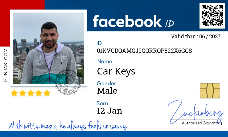 Facebook ID Card
