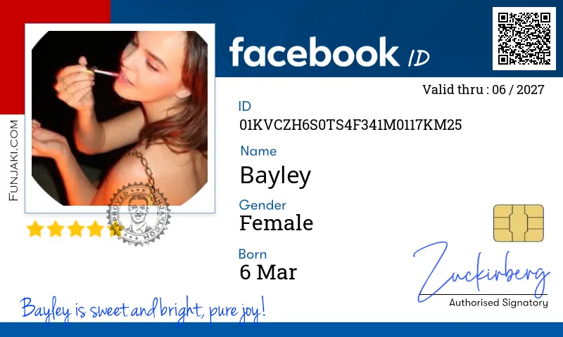 Facebook ID Card