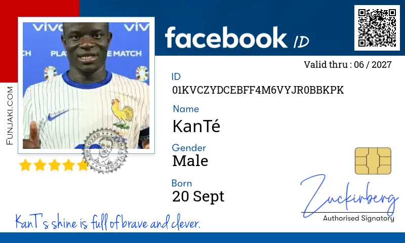 Facebook ID Card