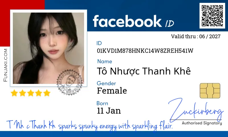 Facebook ID Card