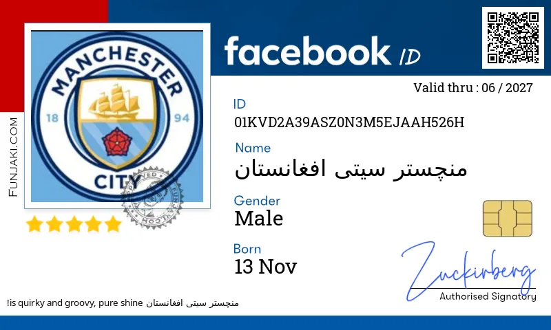 Facebook ID Card