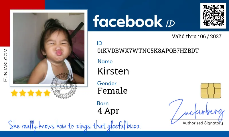 Facebook ID Card
