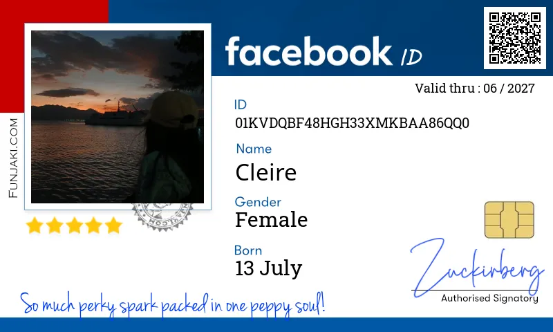 Facebook ID Card