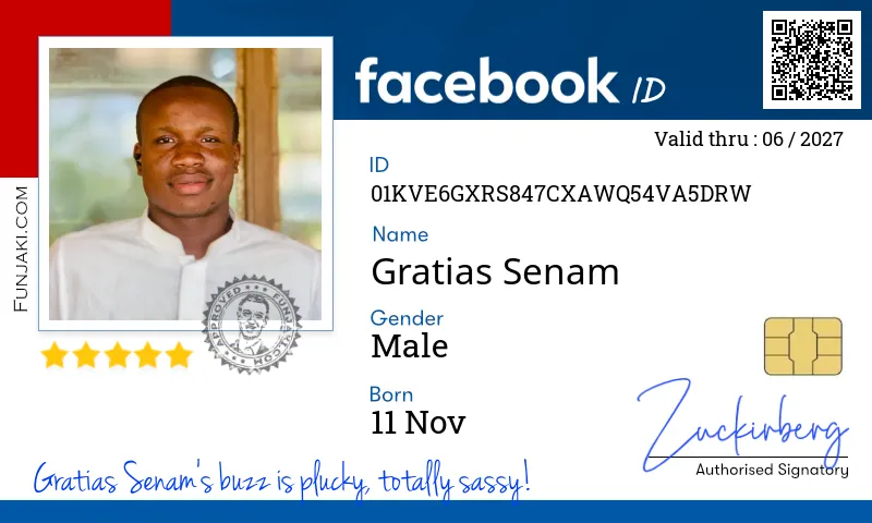 Facebook ID Card