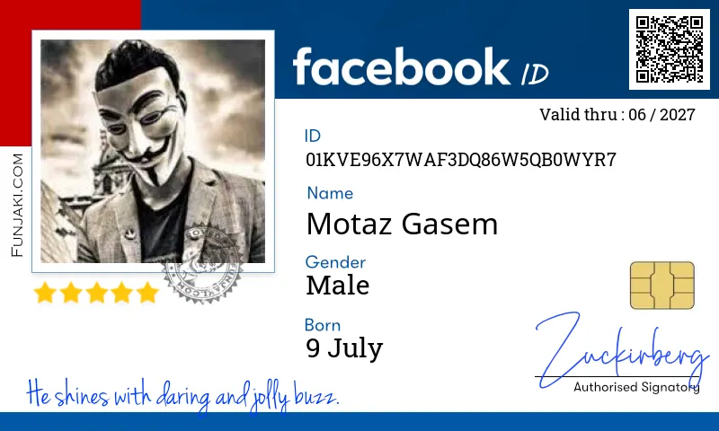 Facebook ID Card