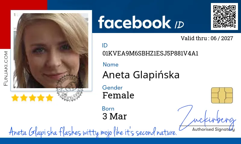 Facebook ID Card