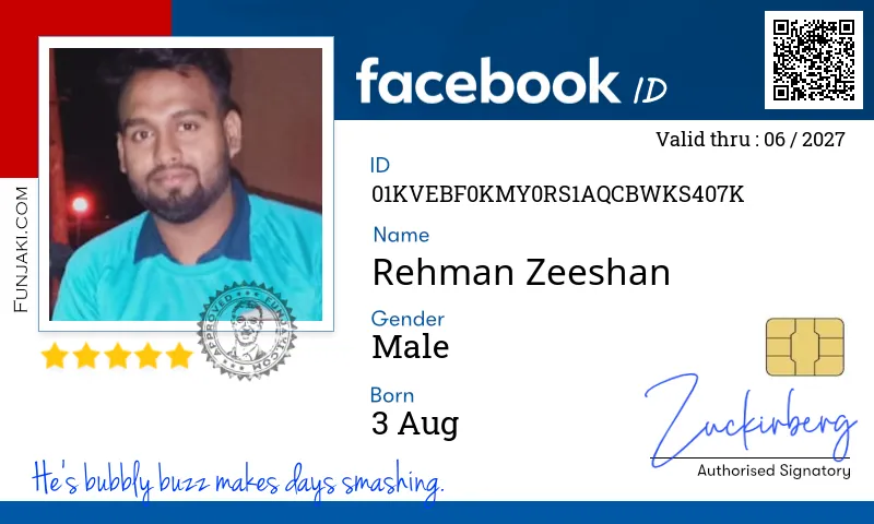Facebook ID Card