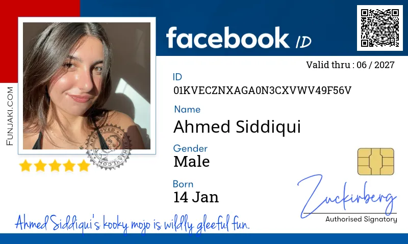 Facebook ID Card