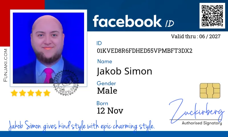 Facebook ID Card