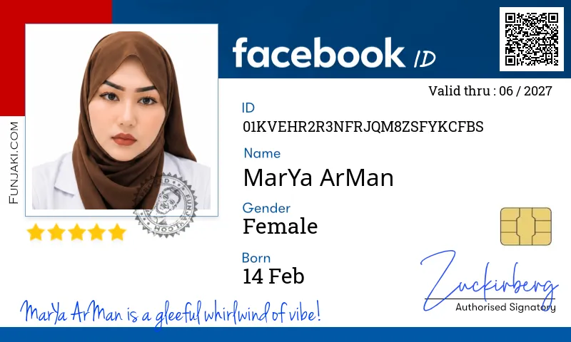 Facebook ID Card