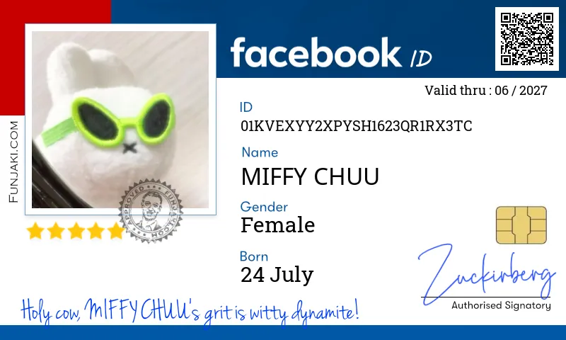 Facebook ID Card