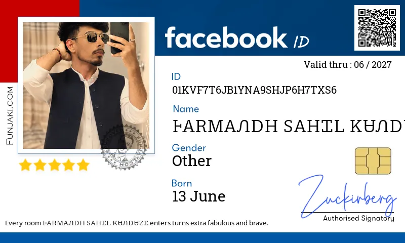 Facebook ID Card