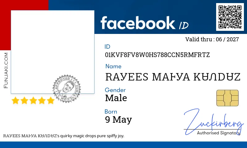 Facebook ID Card
