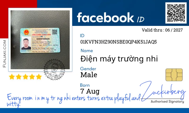 Facebook ID Card