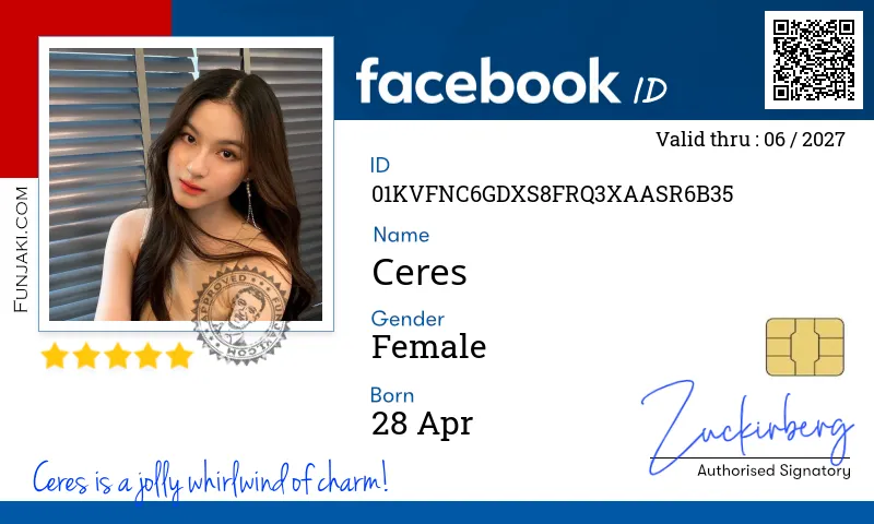 Facebook ID Card