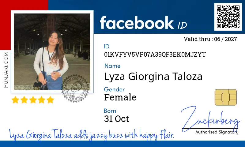 Facebook ID Card