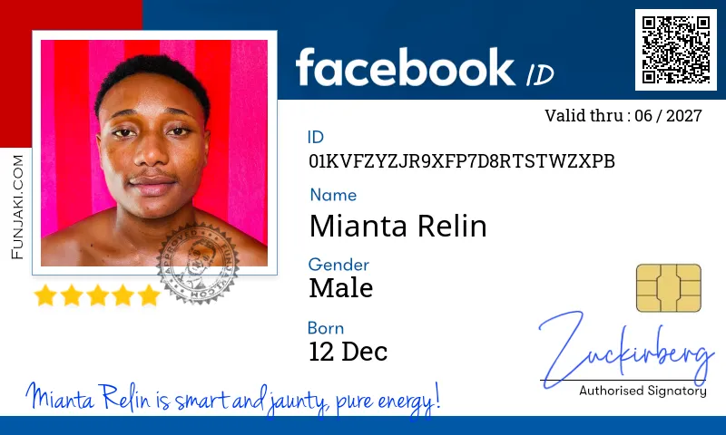 Facebook ID Card
