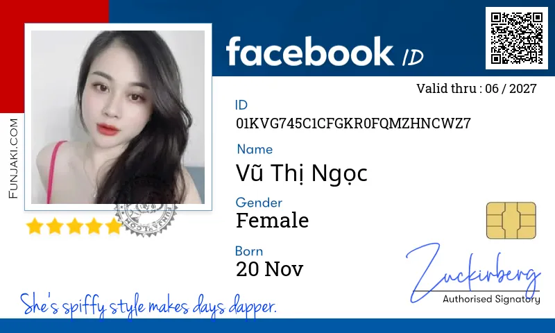 Facebook ID Card