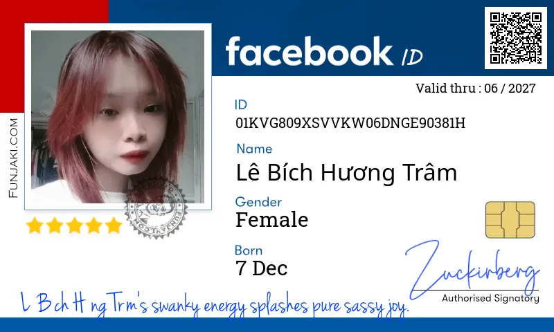 Facebook ID Card