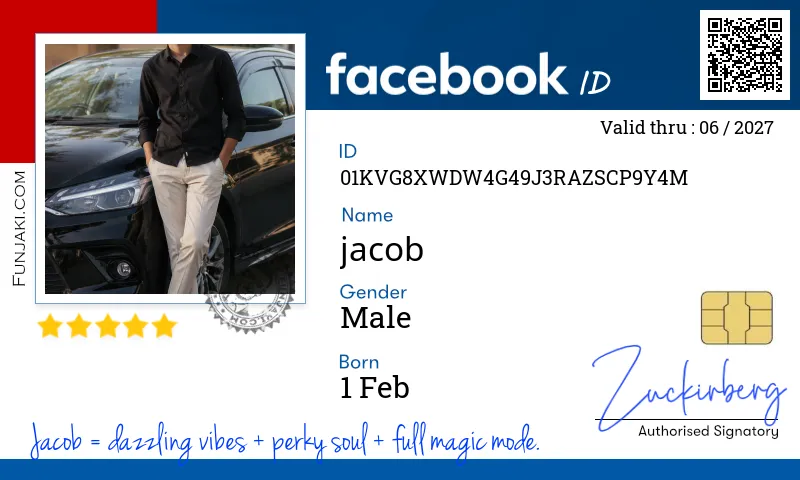 Facebook ID Card