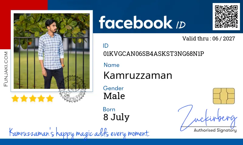Facebook ID Card