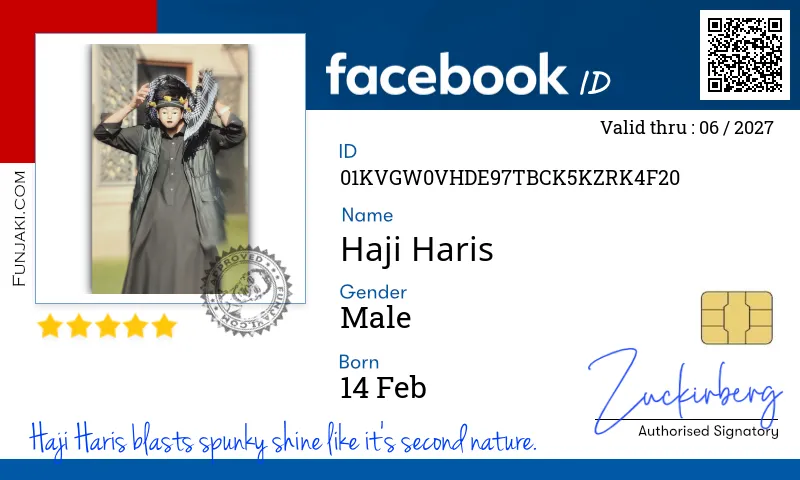 Facebook ID Card