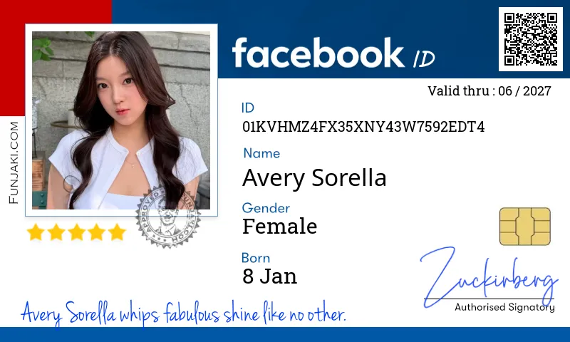 Facebook ID Card