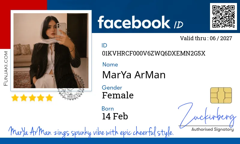 Facebook ID Card