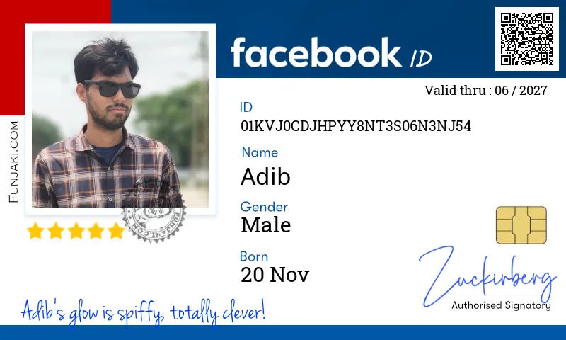 Facebook ID Card