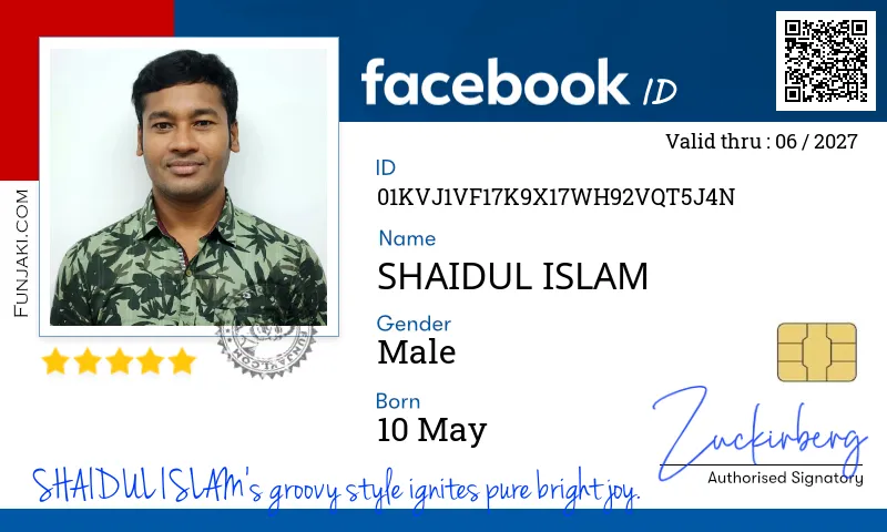 Facebook ID Card