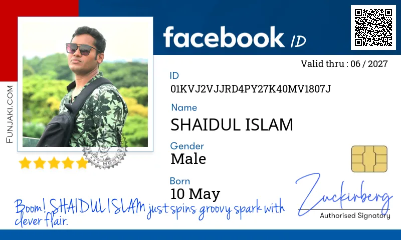 Facebook ID Card