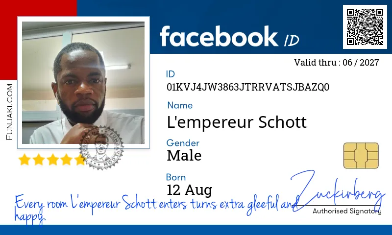 Facebook ID Card