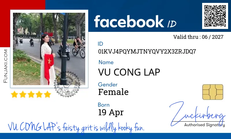 Facebook ID Card