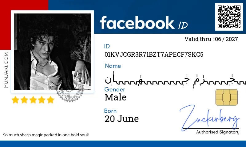 Facebook ID Card